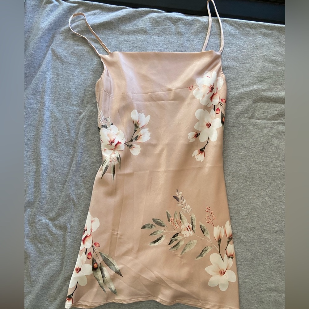 Princess Polly Floral Satin Dress